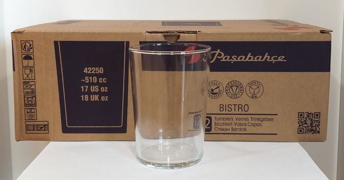 VASO SIDRA CRISTAL TENSI 12UND.