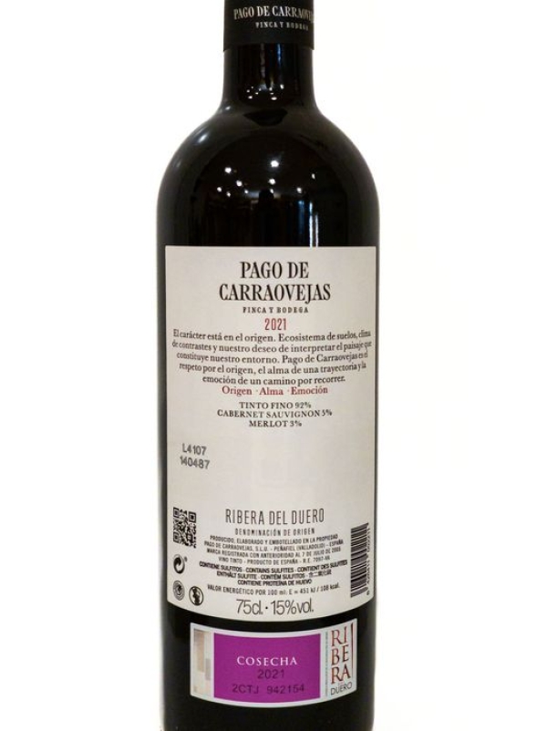 VINO PAGO DE CARRAOVEJAS 2022 0.75L