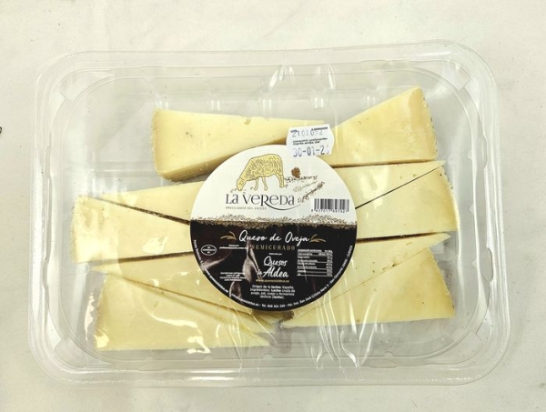 QUESO OVEJA SEMI LAMINADO BANDEJA 500Gr. VEREDA